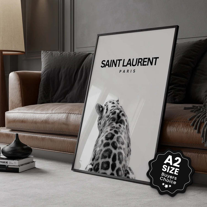 Black & White "Saint Laurent Tiger"