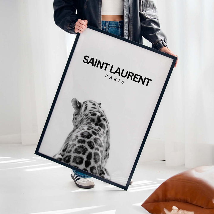 Black & White "Saint Laurent Tiger"