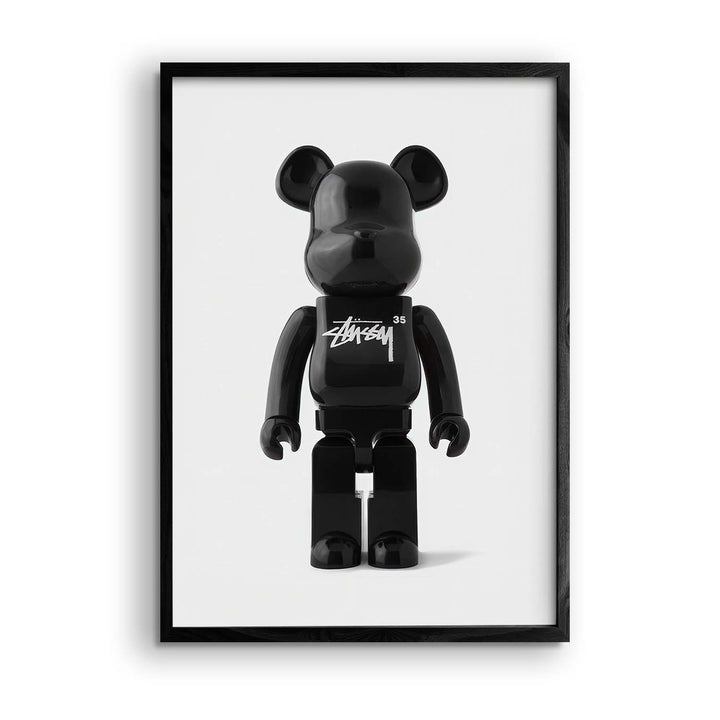 Black & White "Stussy Brickbear"