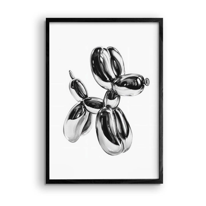 Black & White "Chrome Balloon dog"