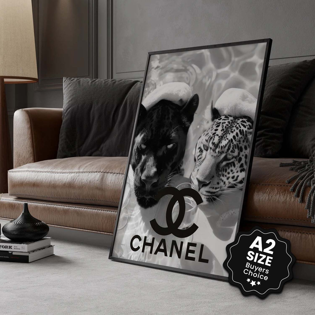 Black & White "Chanel Tiger Spa"