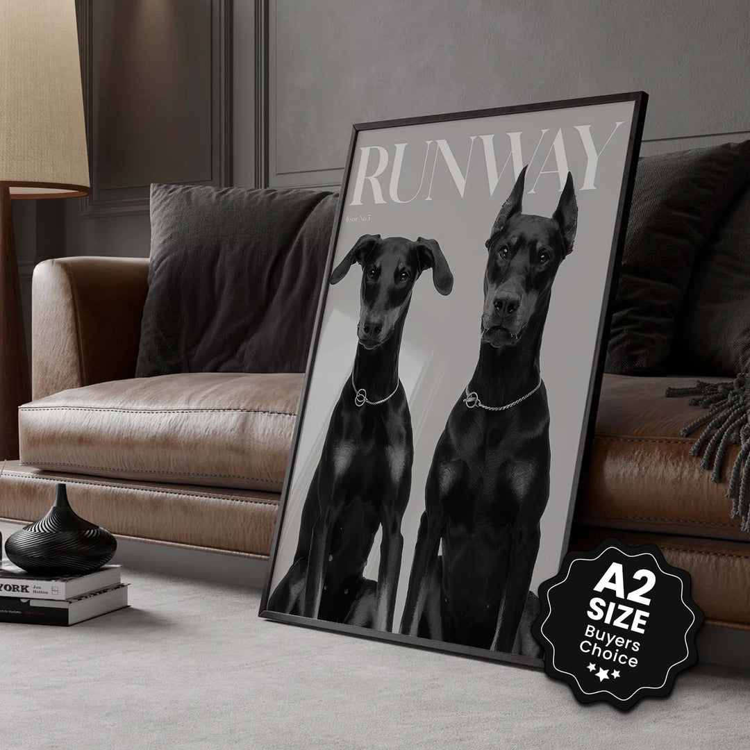 Black & White "Dobermann Runway"