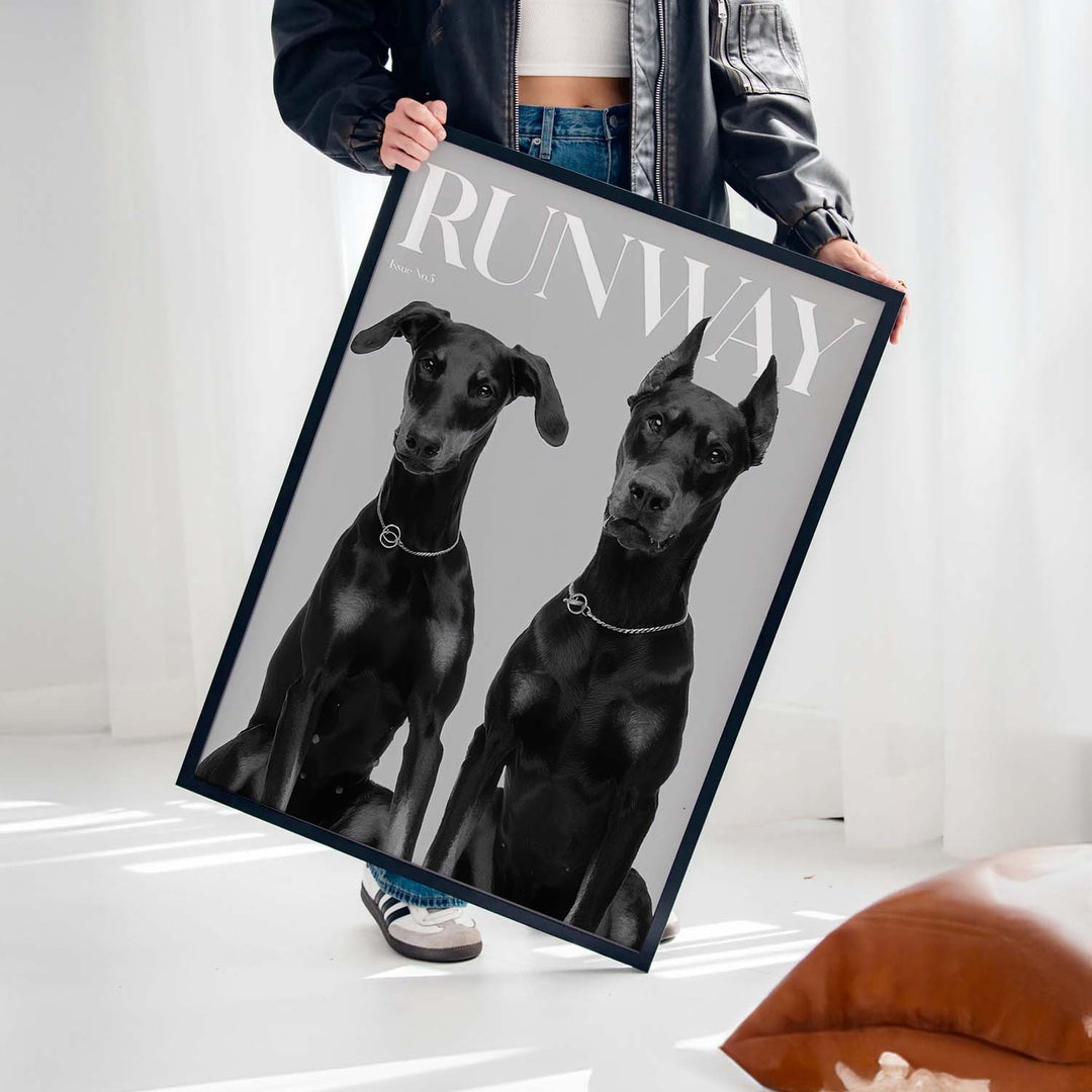 Black & White "Dobermann Runway"