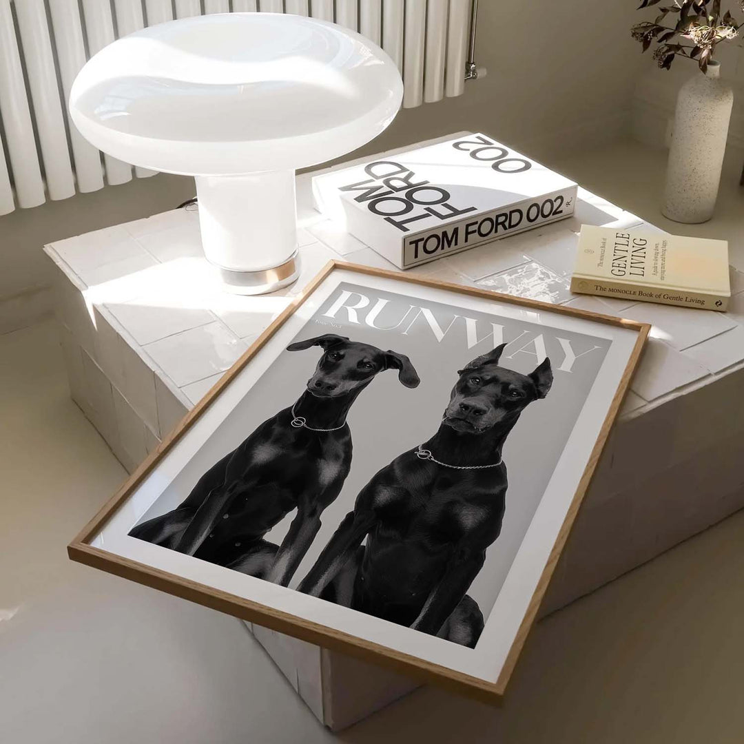 Black & White "Dobermann Runway"