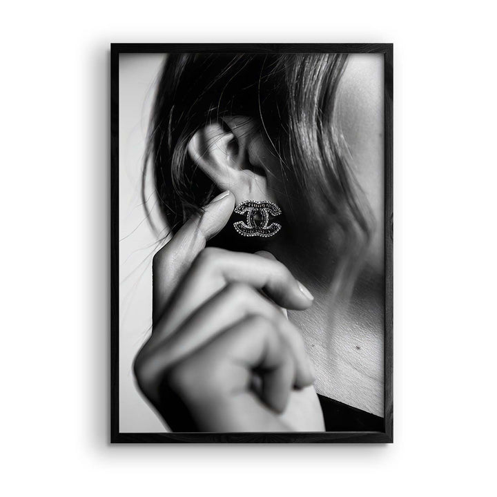 Black & White "Chanel Earring"