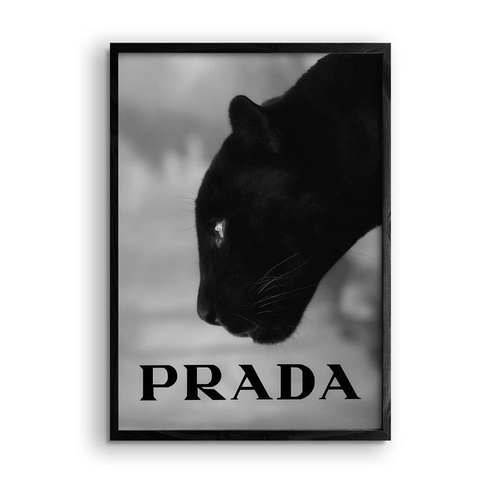 Black & White "Black Leopard Prada"