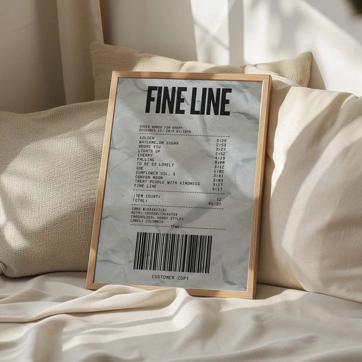 Harry Styles "Fine Line Receipt "