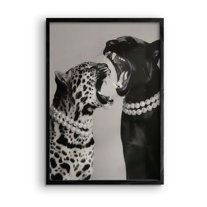 Black & White "Leopard Pearls"