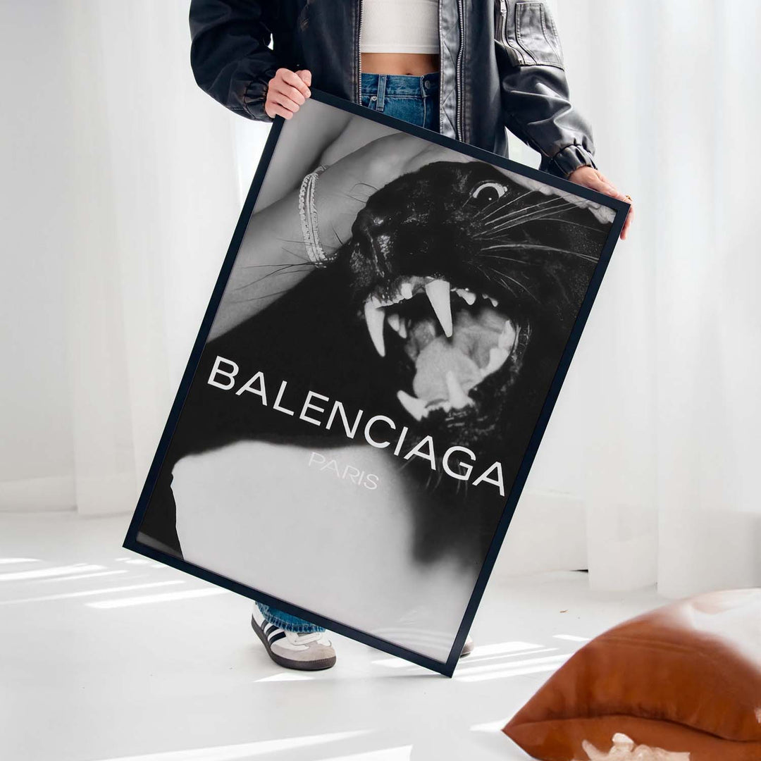 Black & White "Balenciaga Leopard"