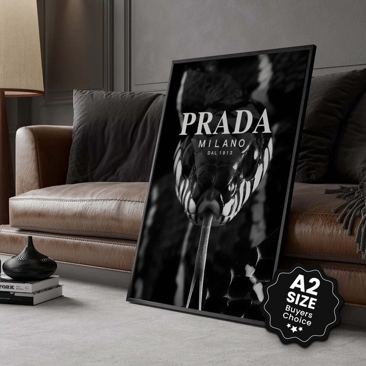 Black & White "Prada Snake"