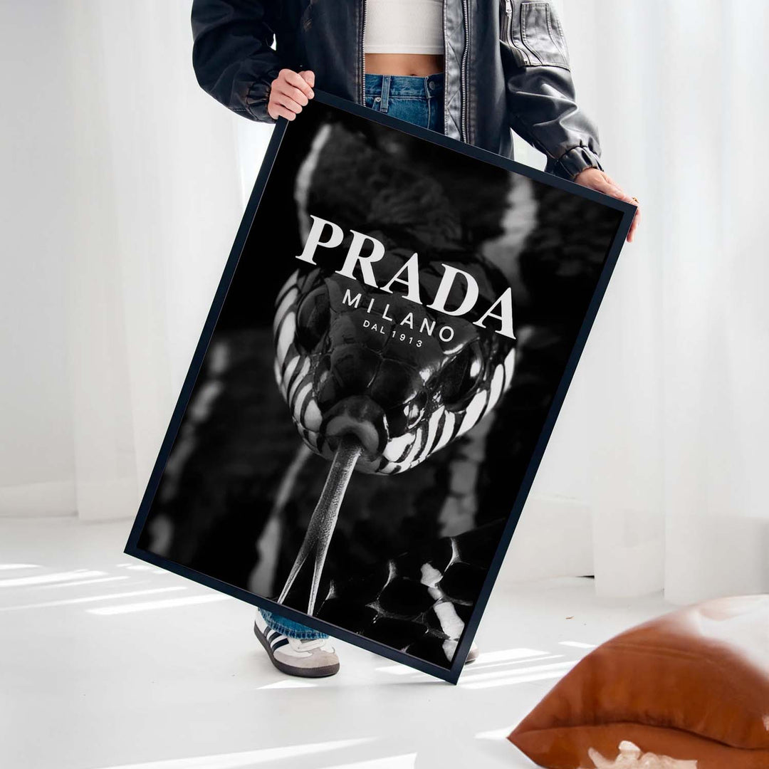 Black & White "Prada Snake"