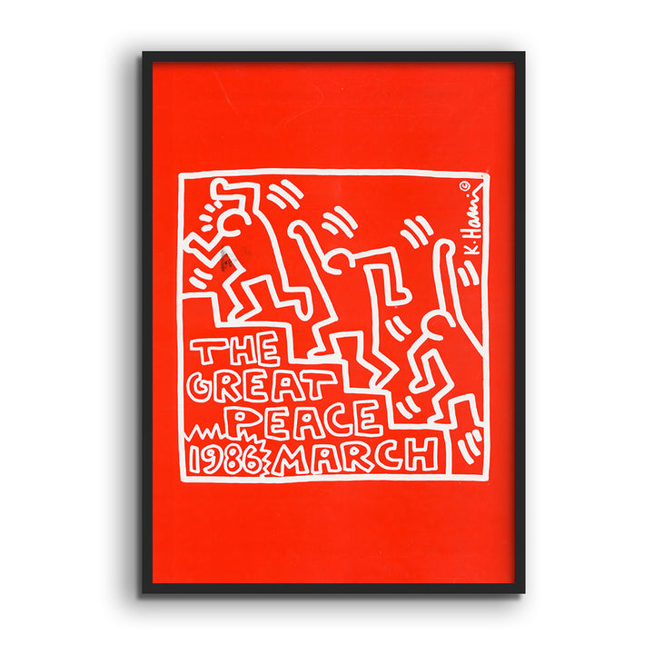 Keith Haring "Peace March"