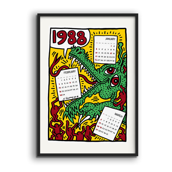 Keith Haring "1988"